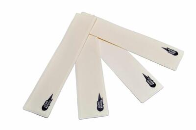 Set van 4 witte stroken - leuke vloermarkeringen