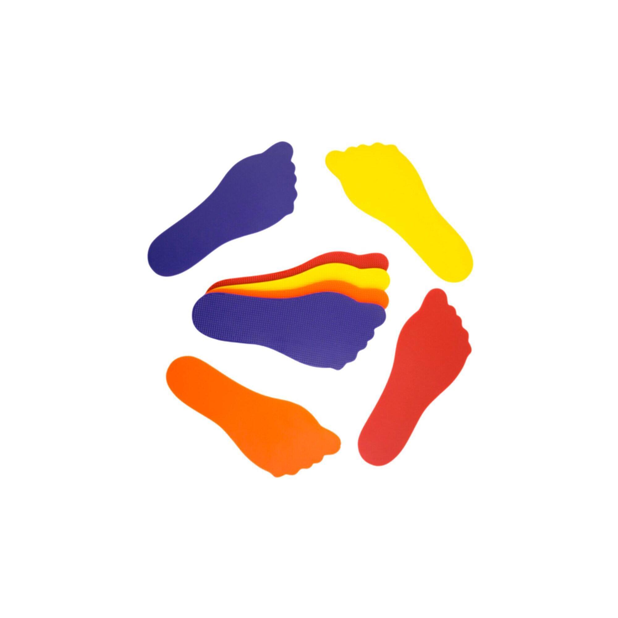 POWER SHOT Sada 4 nožiček - Hravé podlahové značení