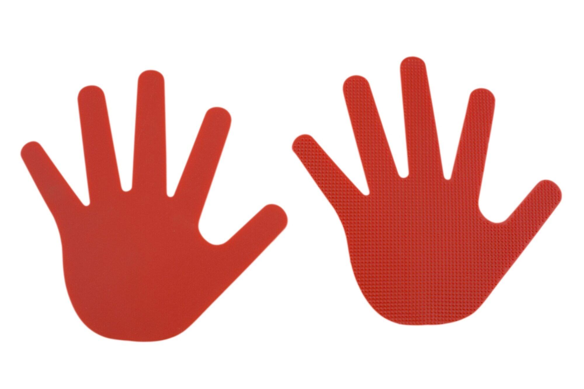 Set di 4 paia di mani (8 unità) - Marcatura del pavimento 5/7