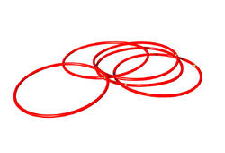 5 cerceaux de coordination ronds - 60cm