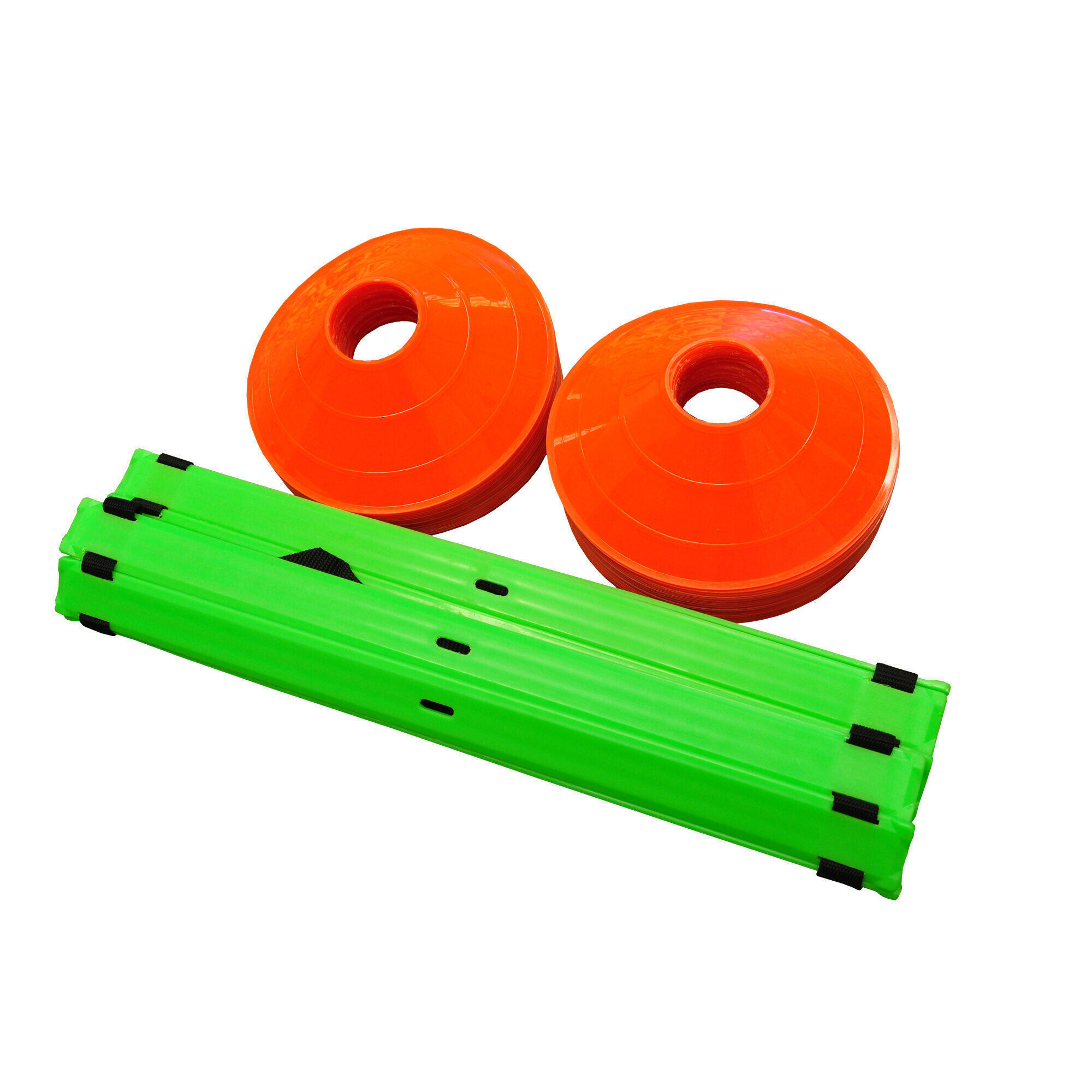 Power Shot - Kit Agilité : Échelle 4 Mètres + 50 Cônes - Cône - Orange|vert - Taille Unique - Decathlon