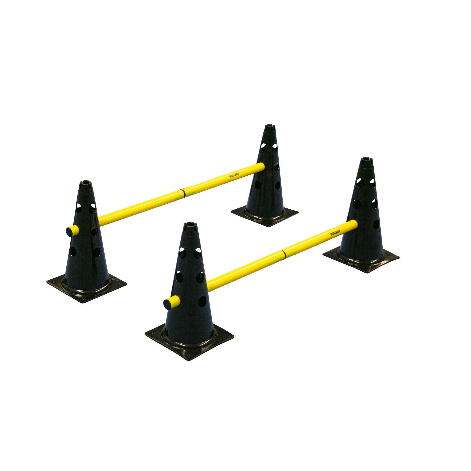 POWER SHOT Sada 4 kuželů agility s tyčemi