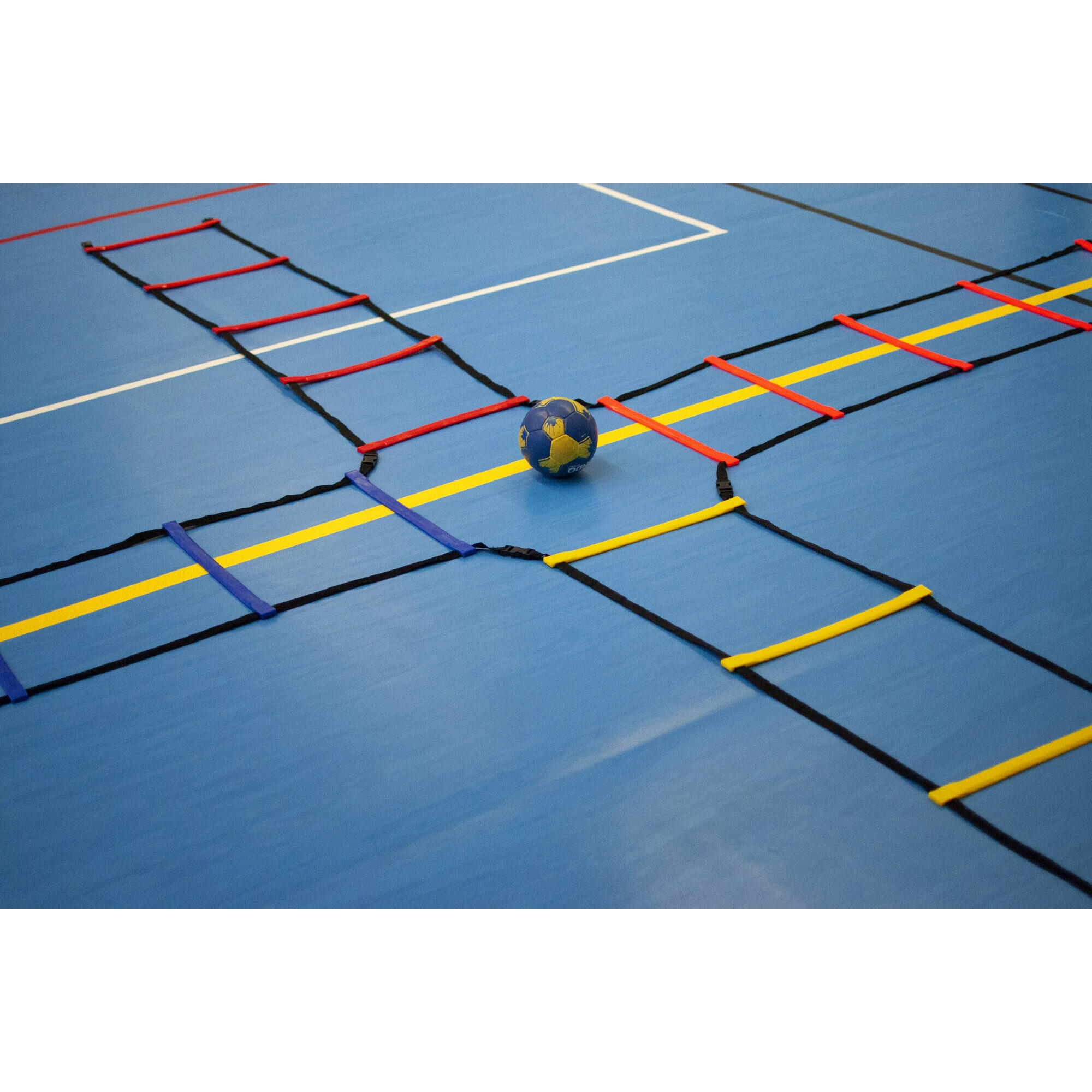 Power Shot - Echelle D'Agilité Combinables - 4 Échelles De 4m Combinables Entre Elles - Echelle D'Entraînement - Multicolore - Taille Unique - Decathlon