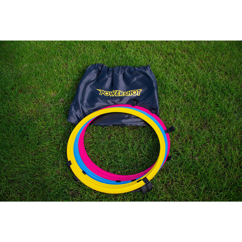 12 cerceaux de coordination plats (avec sac de transport)