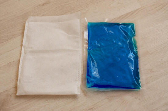 Wiederverwendbarer Warm-Kalt-Beutel 14 x 20 cm.