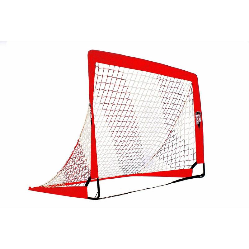 Paire de but POP UP 1,2x0,9m - rouge et blanc