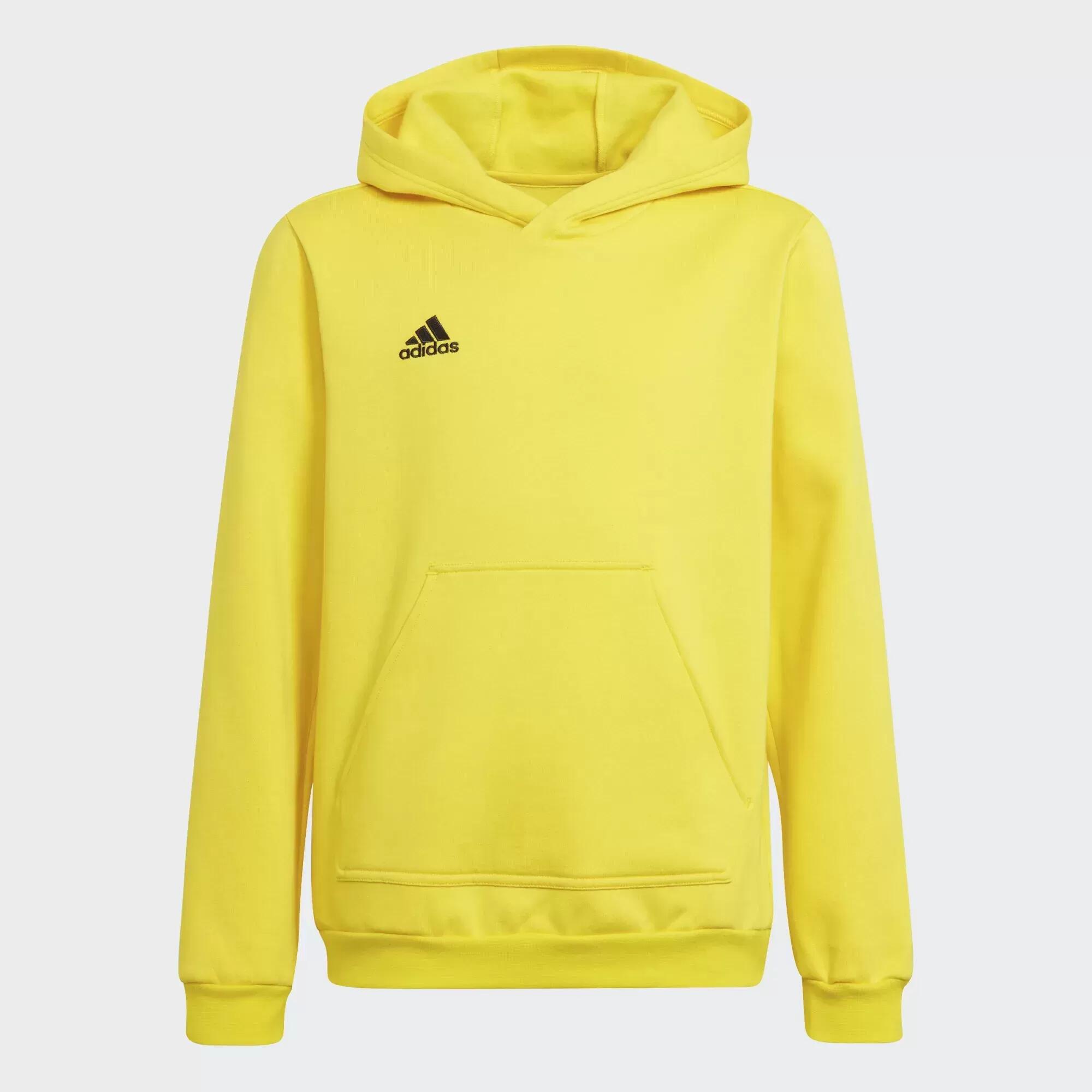 Adidas - Sweatshirt Enfant Adidas Entrada 22 - Sweat-shirt - Jaune|noir - 10 À 12 Ans - Decathlon