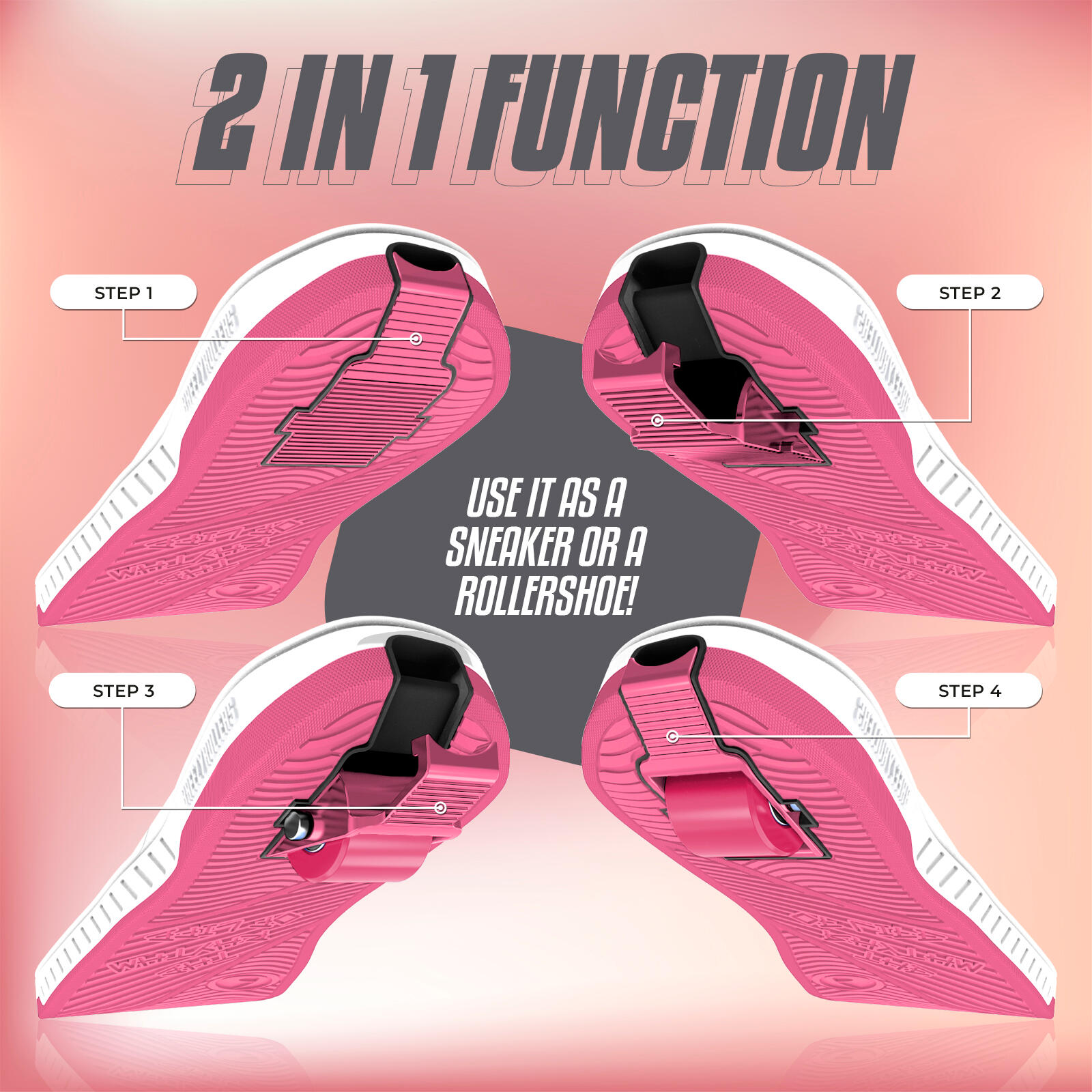 Divertimento Per Bambini Scarpe Con Rotelle XRDSHY Per Ragazze E