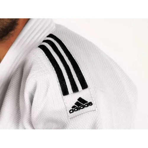 Adidas J690 Quest Judo Kimono met zwarte strepen 4/5