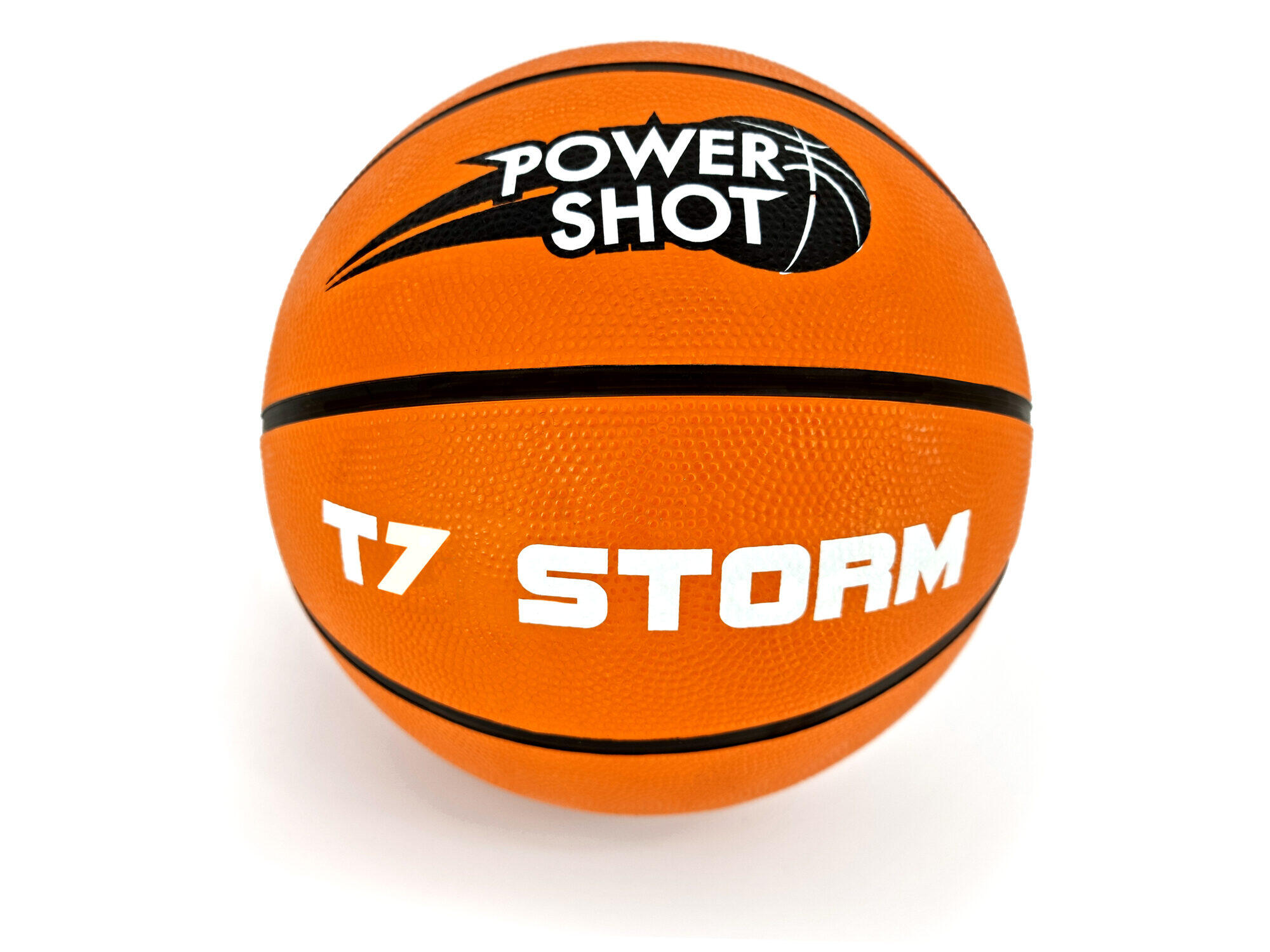 POWER SHOT Set di 10 palloni da basket Storm T7 - Pompa e borsa in OMAGGIO