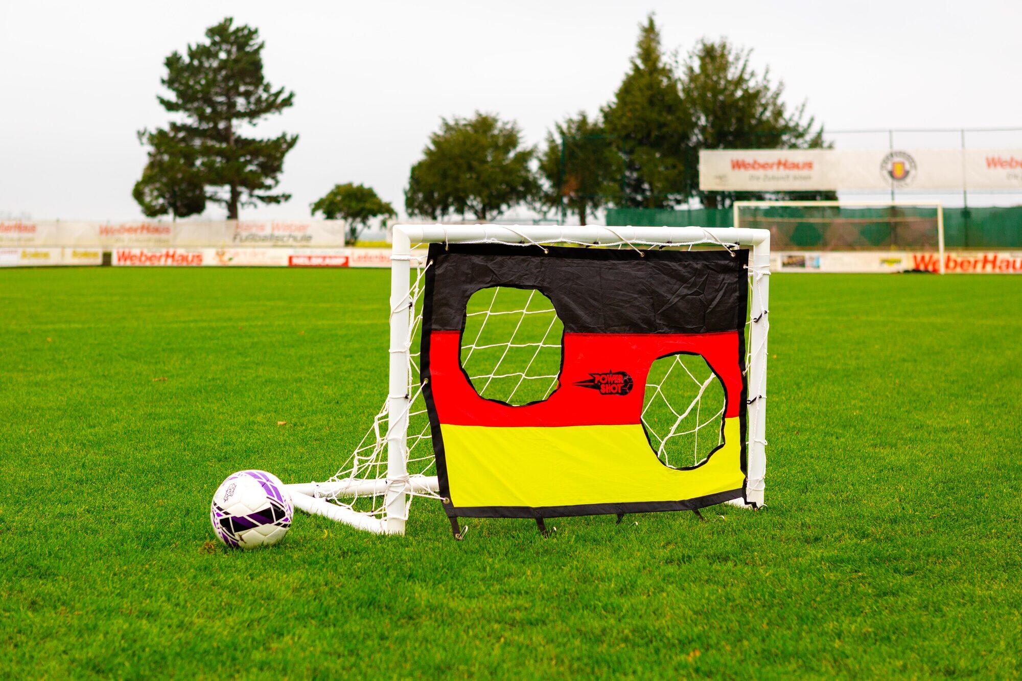 Schietwand voor doel 1,2 x 0,8m - Duitse vlag 1/3