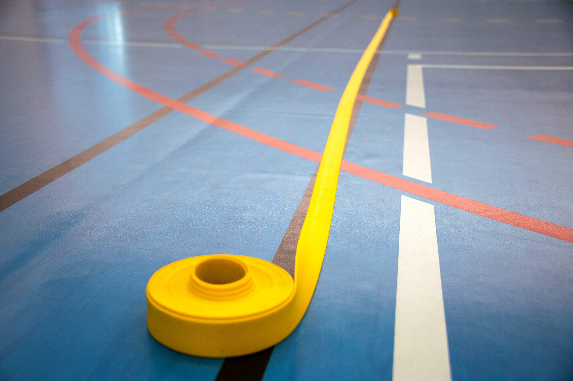 Linea di demarcazione antiscivolo - Giallo 10 m 2/4