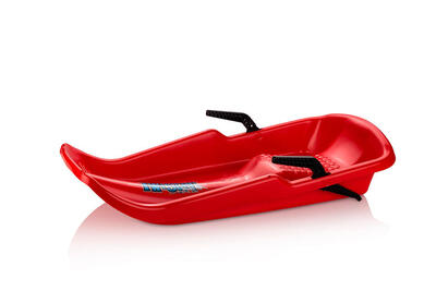 5er-Set Kinderschlitten mit integrierten Bremsen - Rot