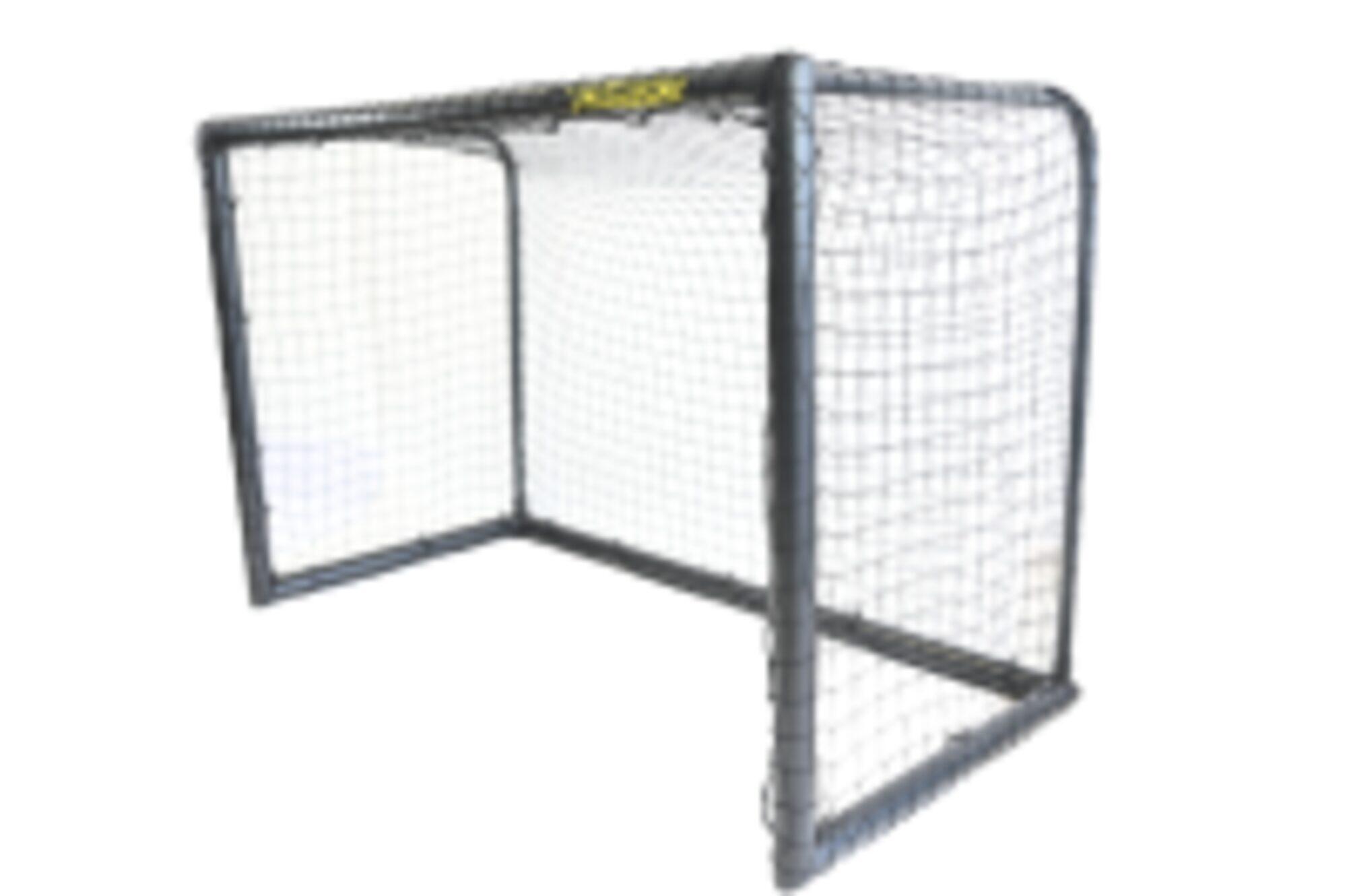 POWER SHOT Voetbaldoel 1,8 x 1,2 m BLACK EDITION + Schietwand Duitsland