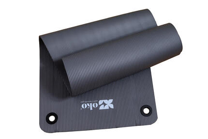Umweltfreundliche Yogamatte (mit Ösen) - 0.8cm dick.