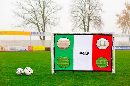 Torschusswand 1,8 x 1,2m - Italienische Flagge