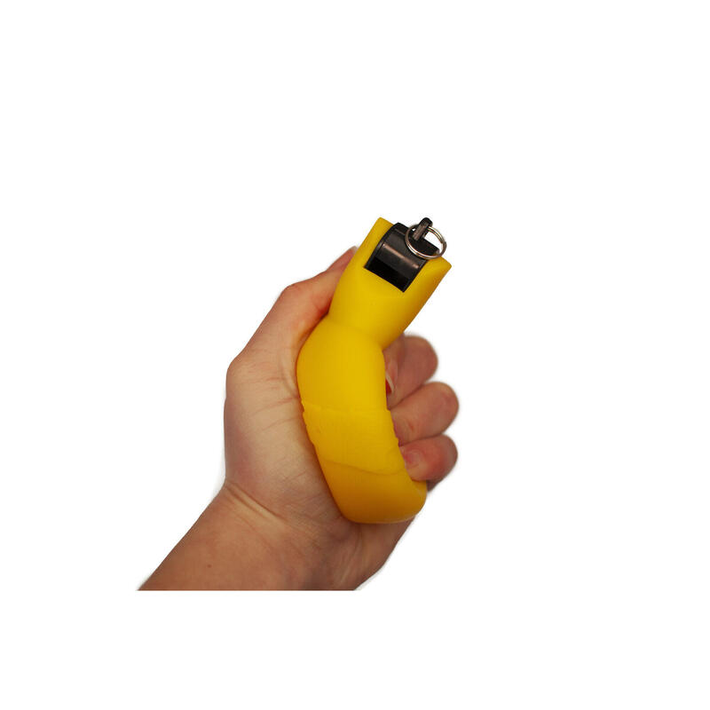 Sifflet poire / Sifflet à main Hygiénique jaune - Lot de 3
