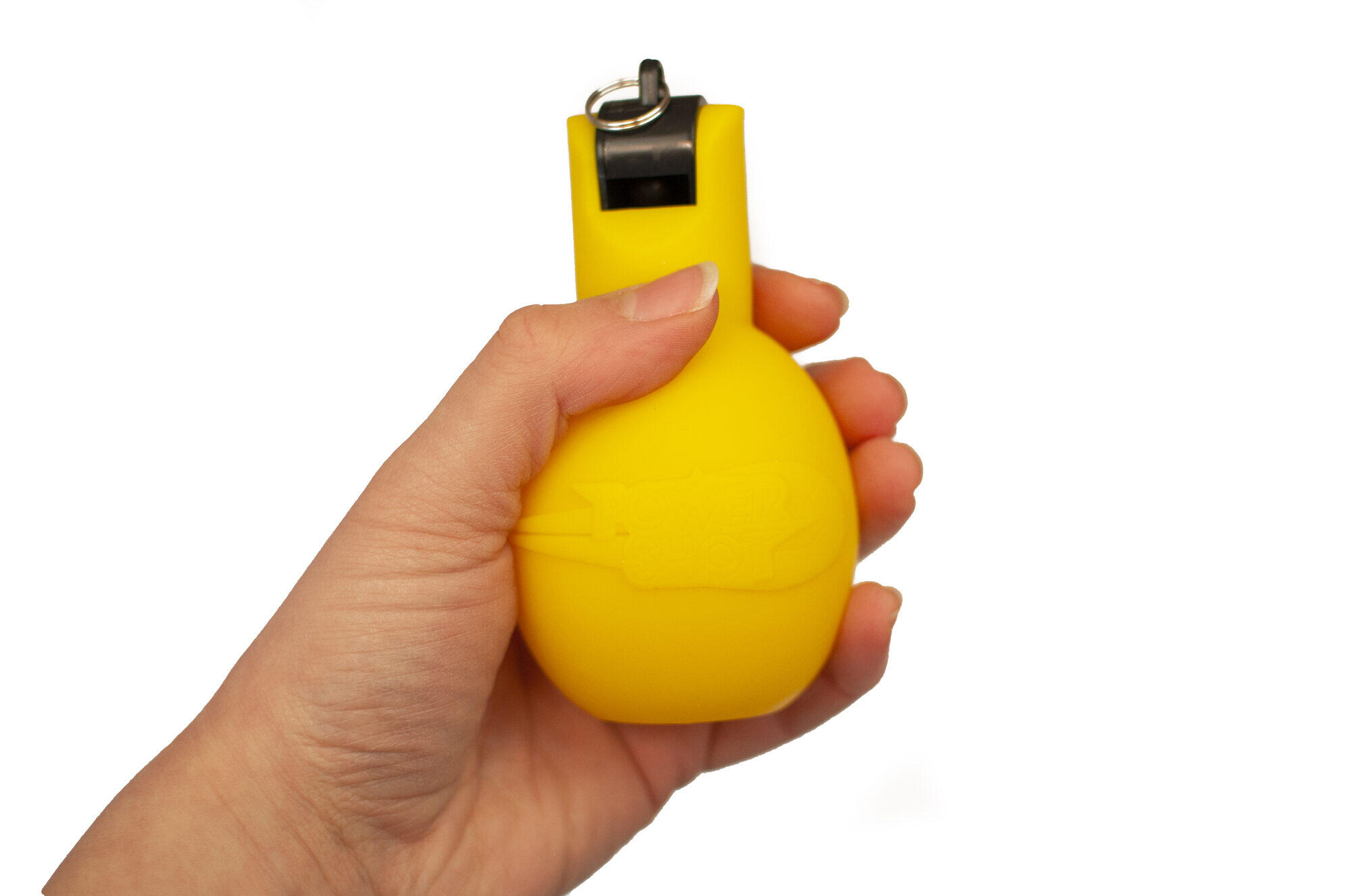 Fischietto a pera / Fischietto igienico a mano giallo - Set di 3 2/6