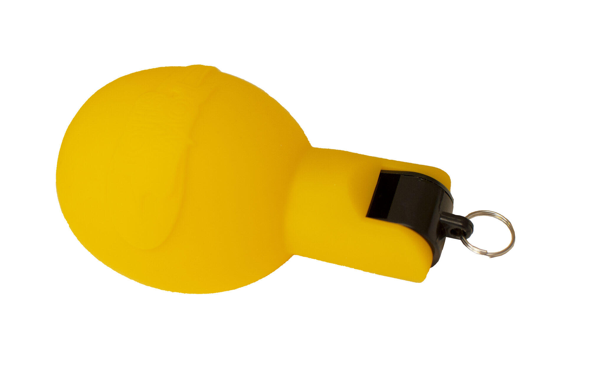 Fischietto a pera / Fischietto igienico a mano giallo - Set di 3 3/6