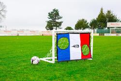 Mur de tir pour but 1,2 x 0,8m - Drapeau français