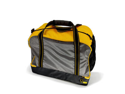 Sporttas cubico - waterdicht - geel en zwart