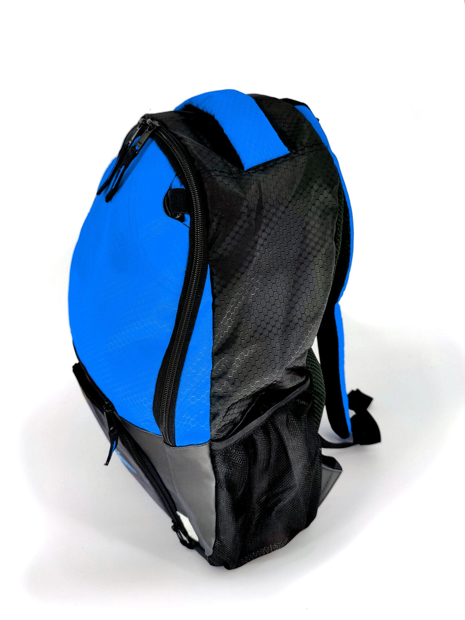 POWER SHOT Ökologische Sporttasche Pelota - Wasserdicht - Blau und Schwarz