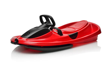 Luge avec Volant pour enfant et adulte - Luge design et résistante !