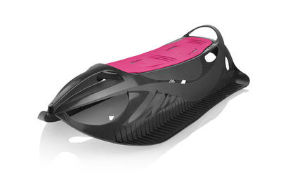 2er-Set Snow Glider Schlitten - Futuristischer. aerodynamischer Stil - Rosa