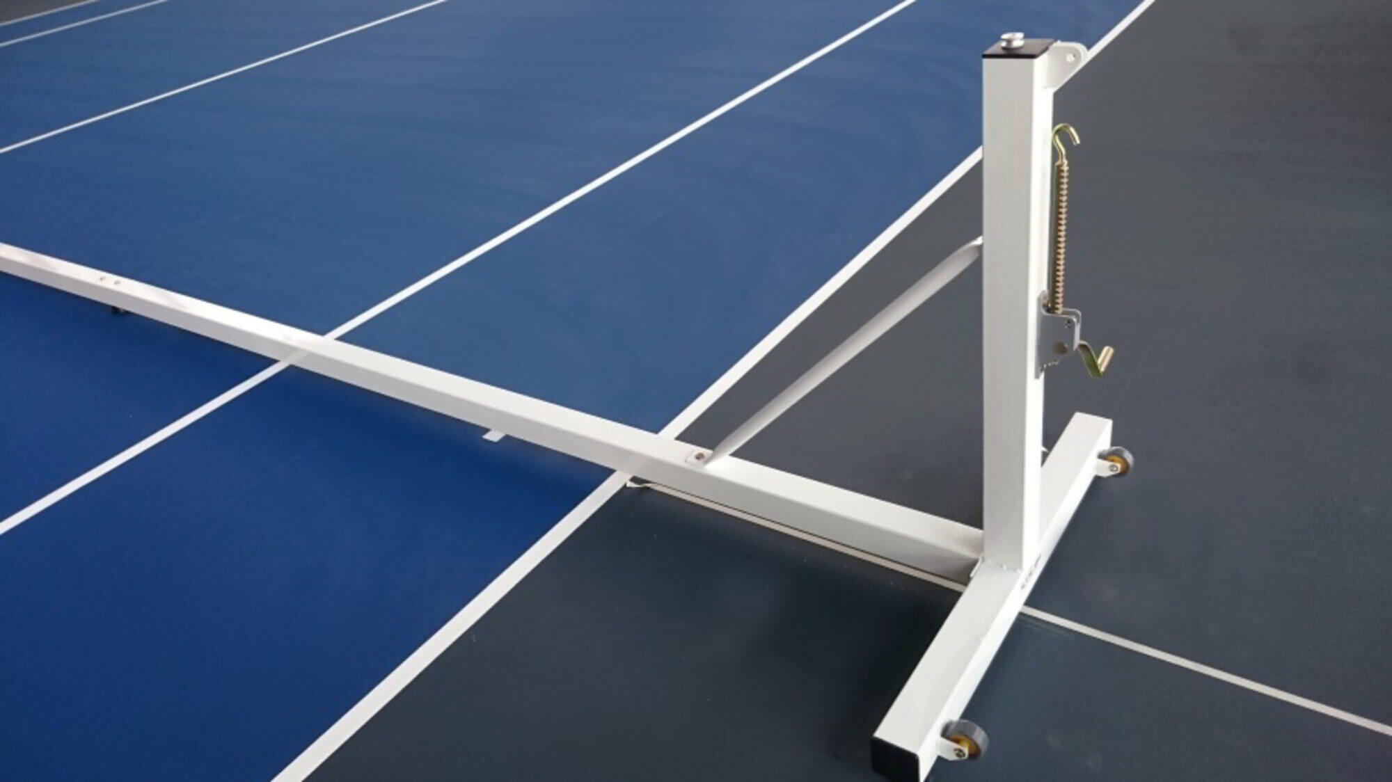 Transportabler integraler Tennispfosten aus Stahl Carrington 7/7