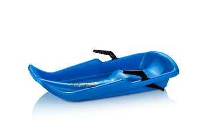 5er-Set Kinderschlitten mit integrierten Bremsen - Blau
