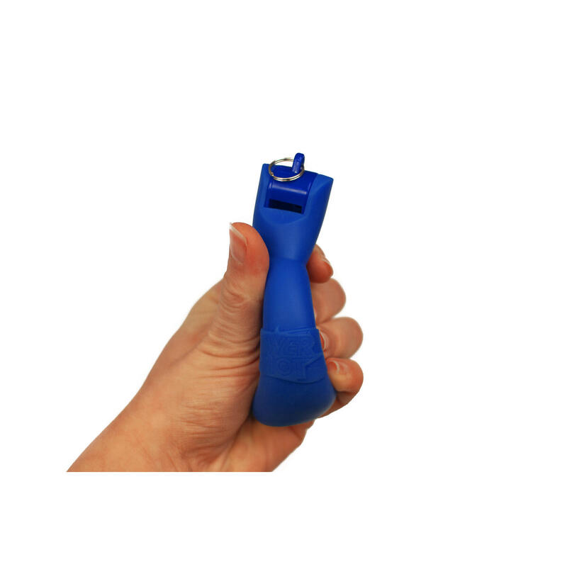 Sifflet poire / Sifflet à main Hygiénique bleu - Lot de 3