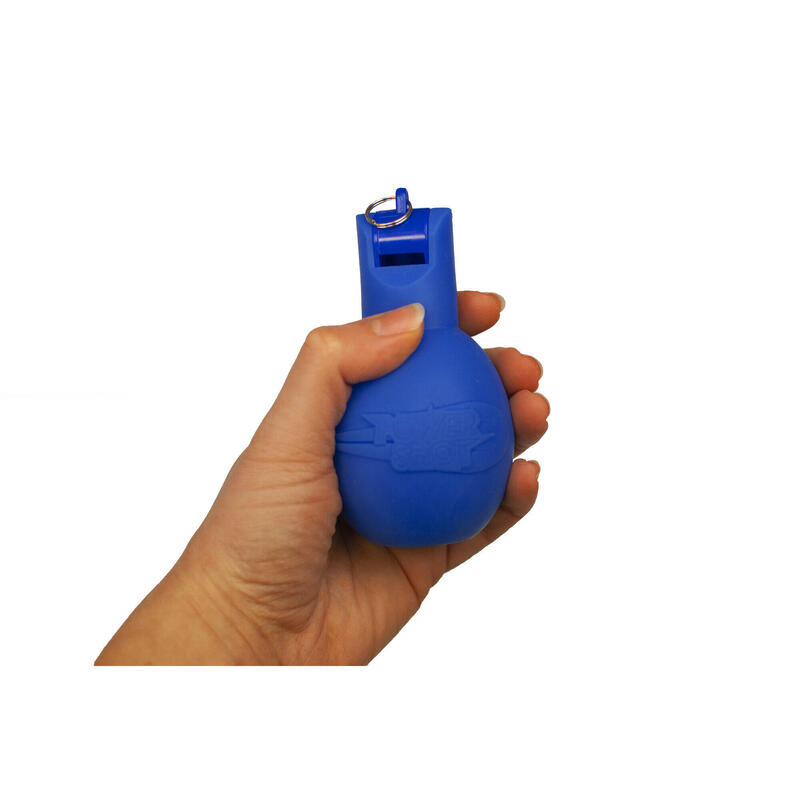 Sifflet poire / Sifflet à main Hygiénique bleu - Lot de 3