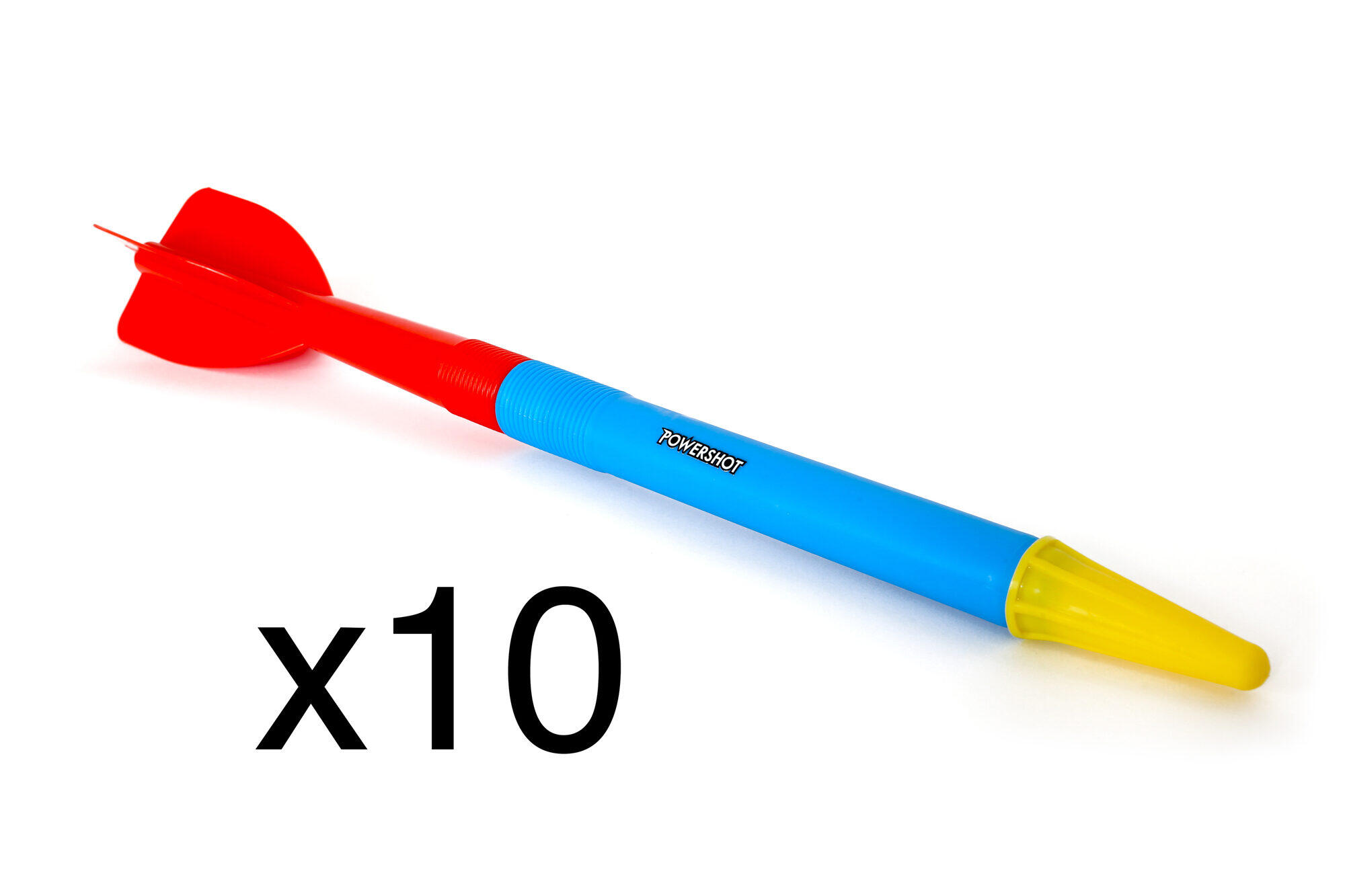 POWER SHOT Giavellotto di schiuma - 500 g - Perfetto per i principianti - Set di 10 pezzi