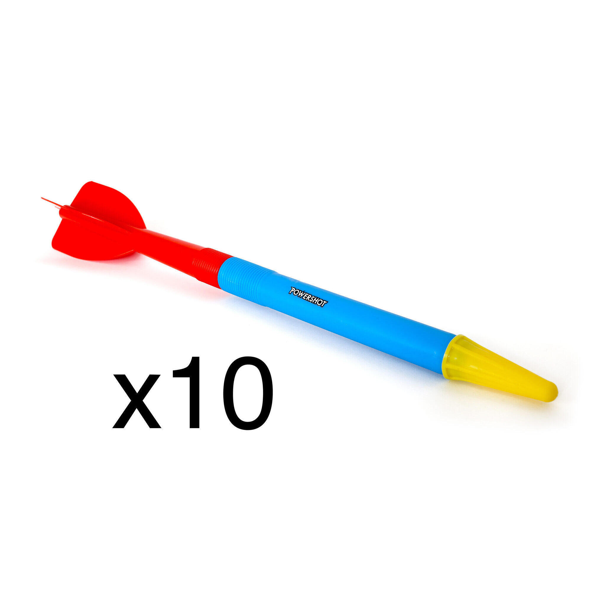 POWER SHOT Balení 10 pěnových oštěpů o hmotnosti 600 g - ideální pro začátečníky