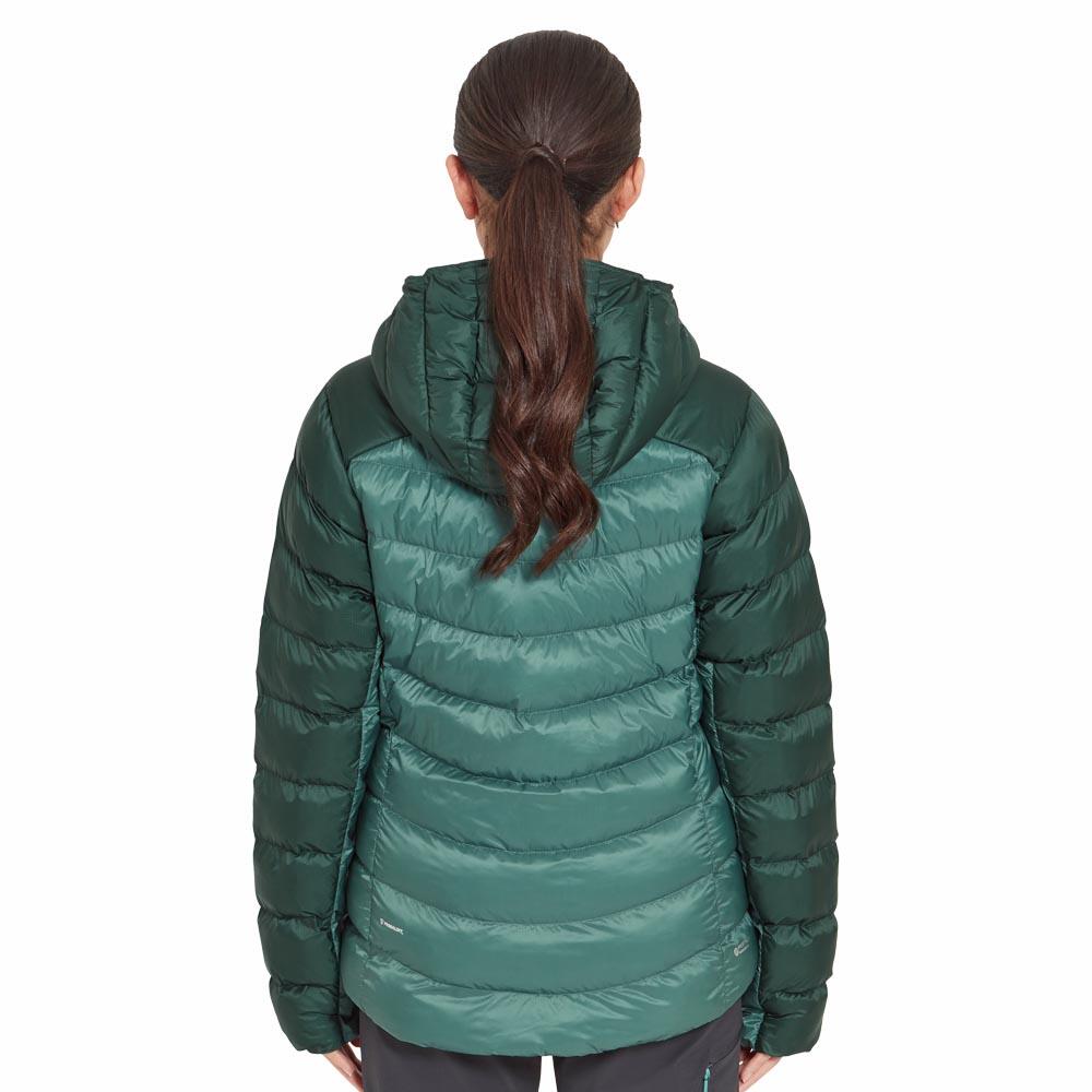 Rab Cirrus Ultra Hoody Wmns Green Slate/Eucalyptus Size 12