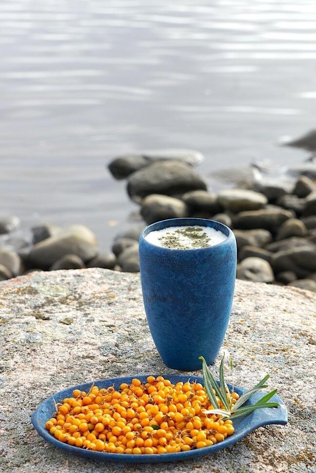 outdoorowy Kupilka 30 - Coffee Go Cup - Blueberry (niebieski)