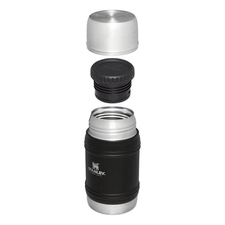 Termos mancare - The Artisan Thermal Food Jar - negru Black Moon - 0.5L