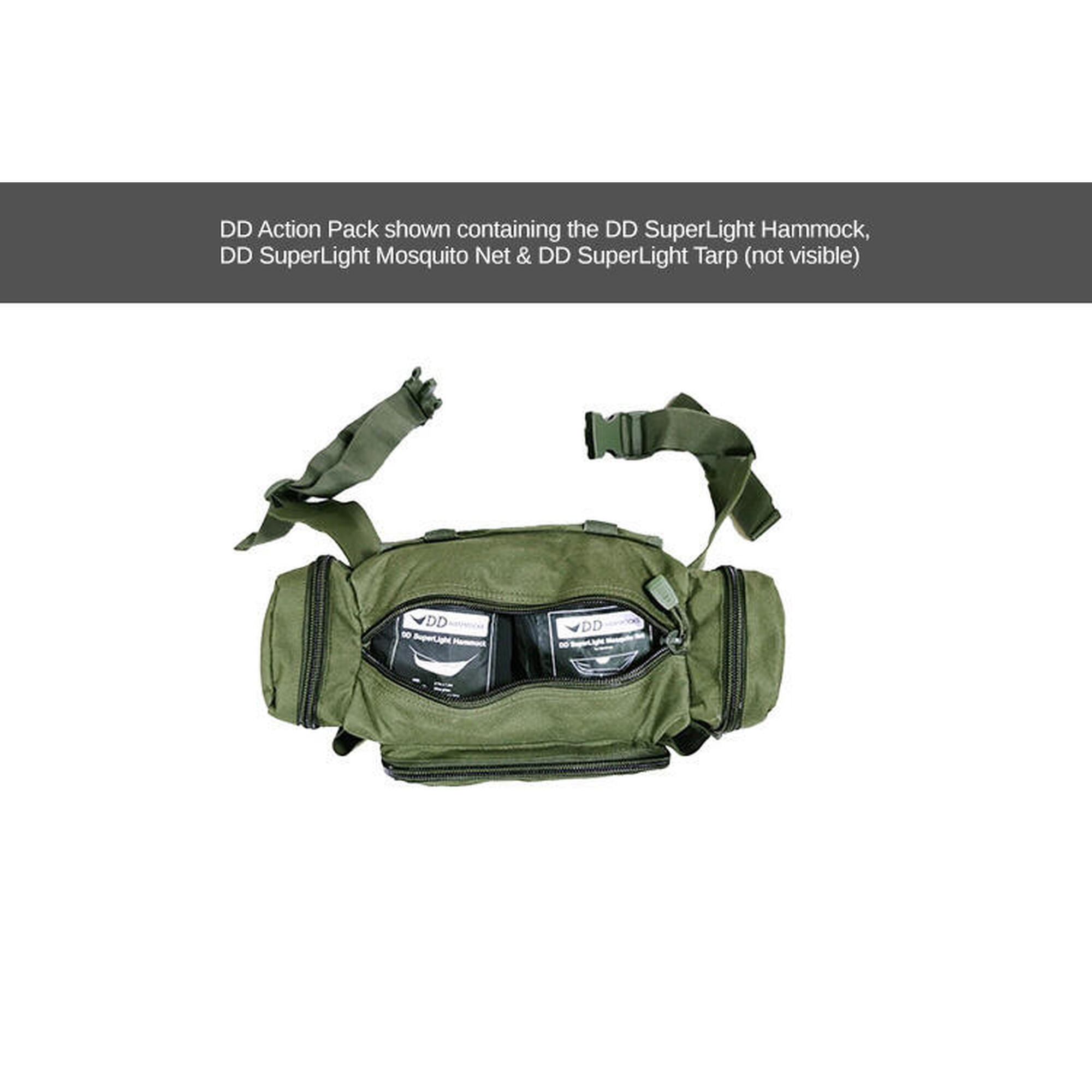 Borseta DD Action Pack Olive Green