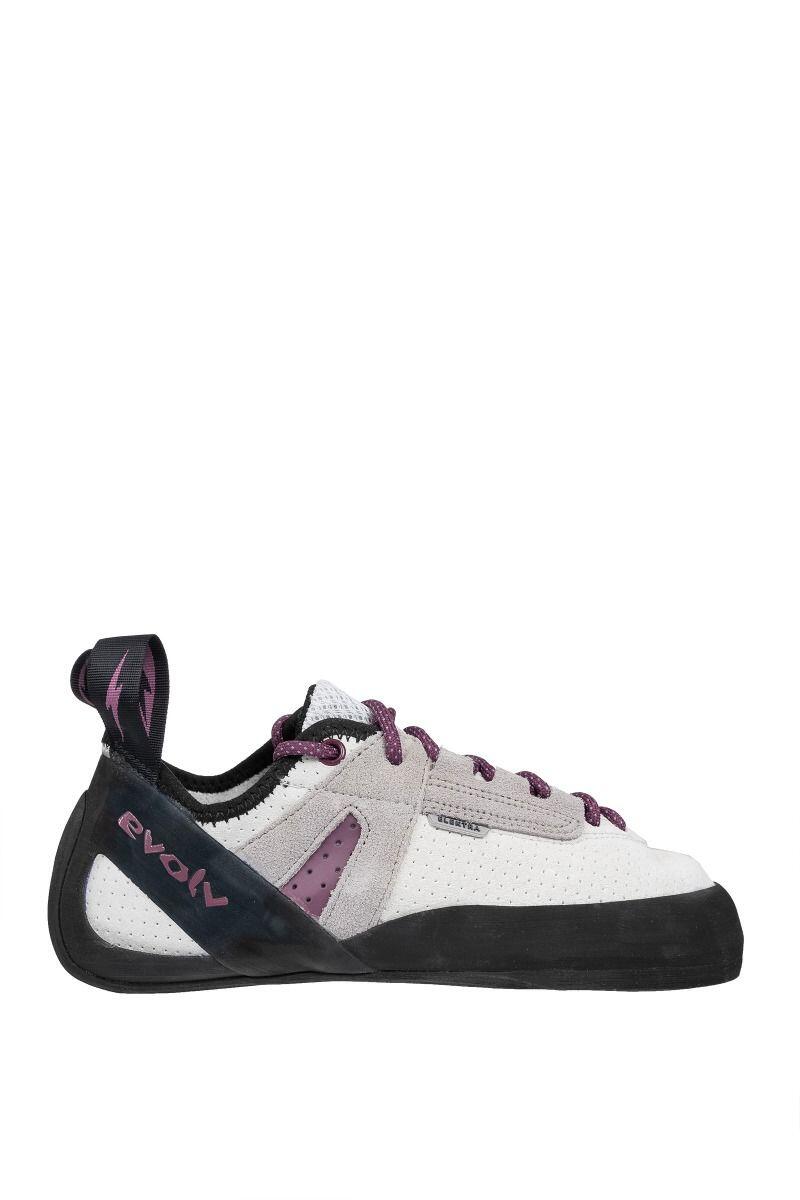 EVOLV Scarpe da arrampicata adulto Evolv Elektra Lace bianco/viola/grigio US 9/40