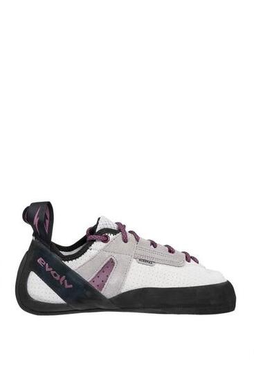 Scarpe da arrampicata adulto Evolv Elektra Lace bianco/viola/grigio US 9/40