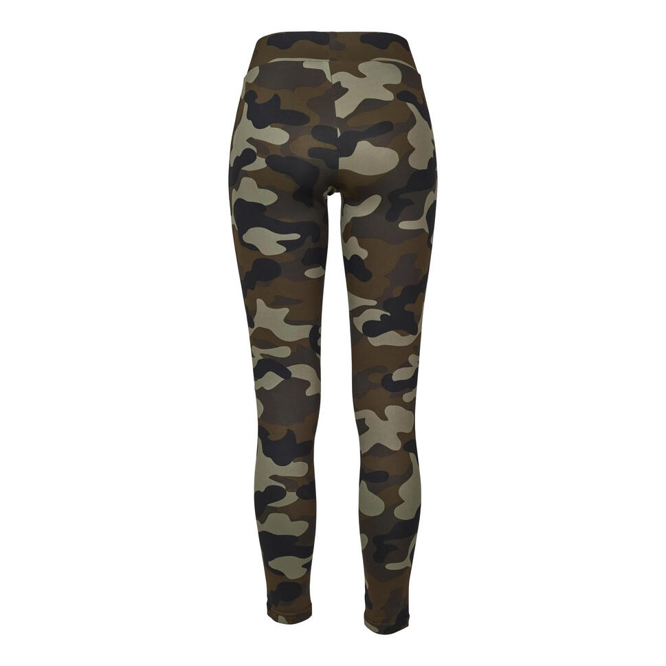 Damskie Legginsy Techniczne Camo Mesh