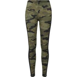 Legging Motif/style Camouflage Et Rayure Femme (Forêt Camouflage / Noir)