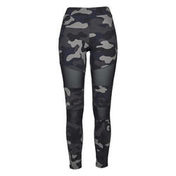 Leggings Diseño Camuflaje para Mujer Camuflaje Oscuro, Negro