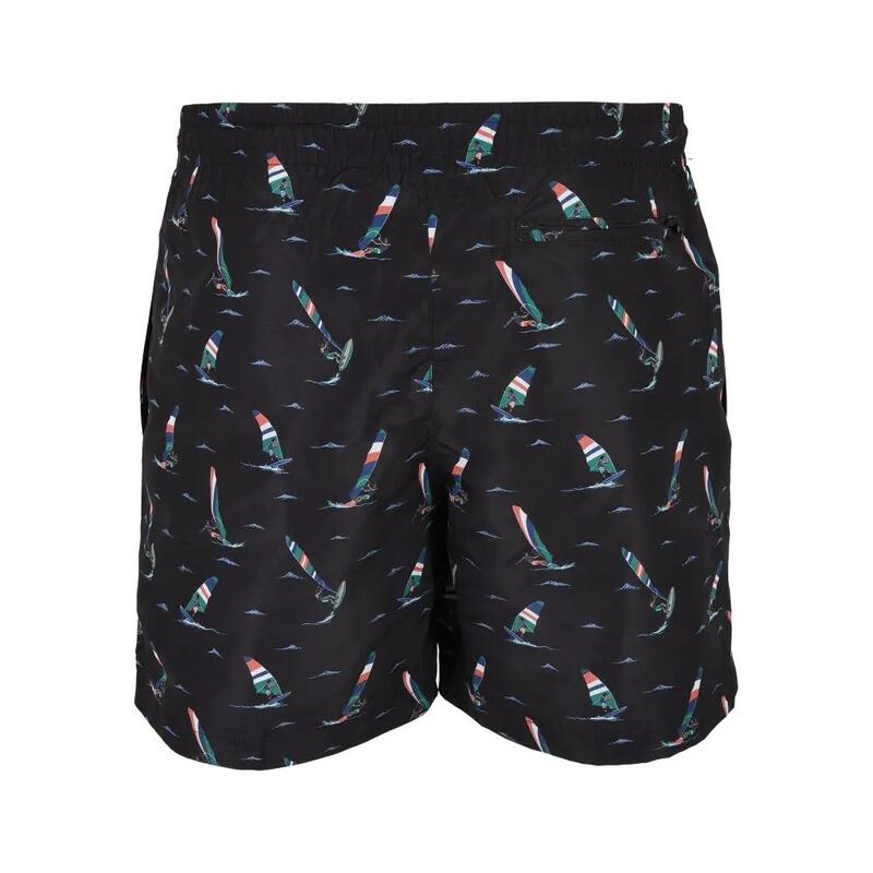 Pantaloni Scurți De Înot Surfing Urban Classics Surf Print Bărbați