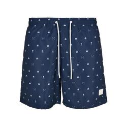 Heren Zwemshort Met Patroon (Blauw)