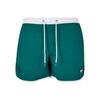 Heren Retro Zwemshort (Wit/Groen)