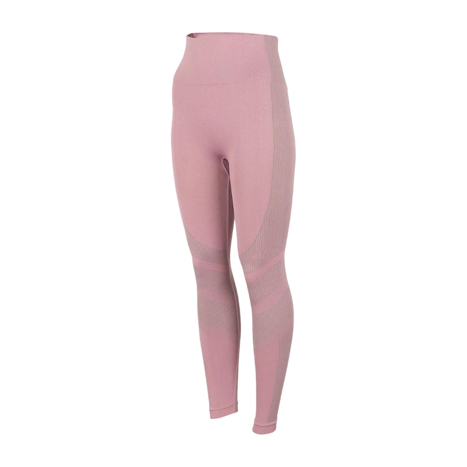 Calças térmicas sem costuras para senhora/senhora rosa escuro