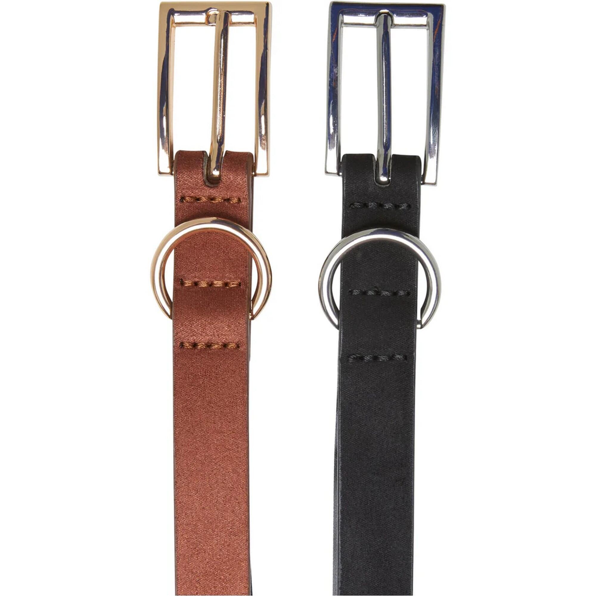 Grosso Finta Pelle Cintura Misura Confezione 2 Urban Classics Nero Oro Argento 2/3