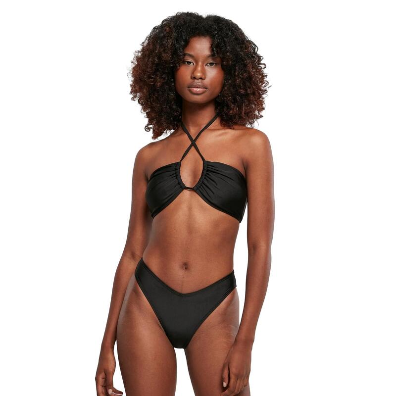 Dames Hot V Bikini (Zwart)