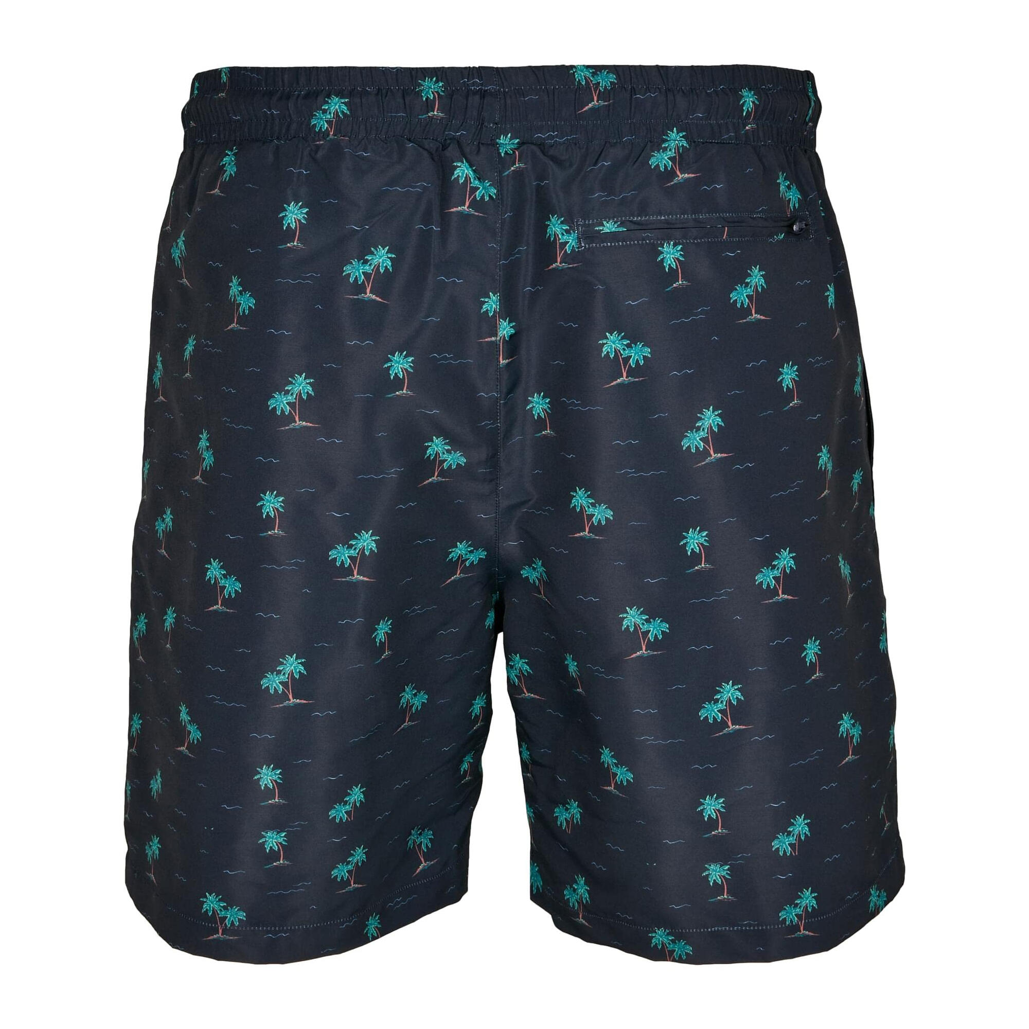 Costume Da Bagno A Pantaloncino Fantasia Uomo Urban Classics Verde Isola 2/2